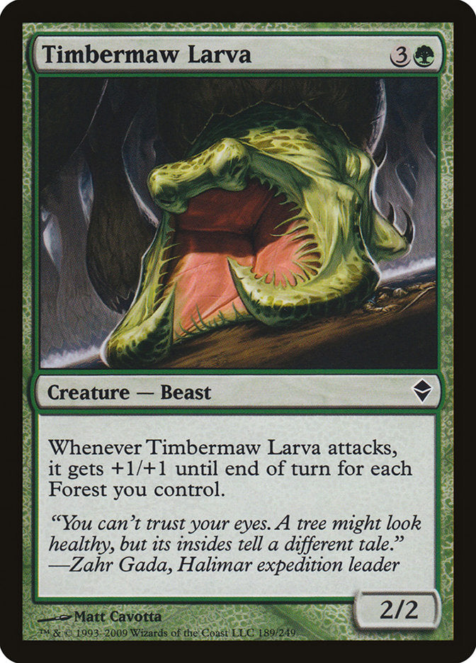 Timbermaw Larva (189) [Zendikar] | Odin's Place