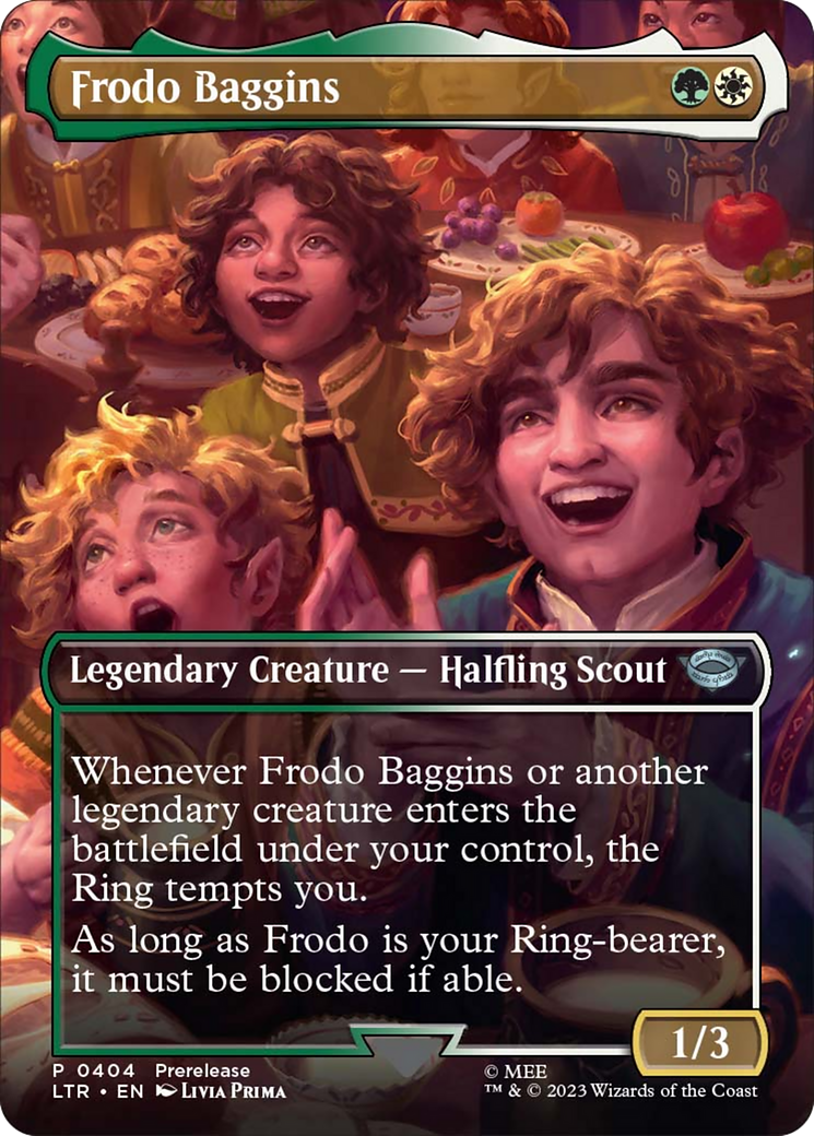 Frodo Baggins (Borderless Alternate Art) [The Lord of the Rings: Tales of Middle-Earth] | Odin's Place