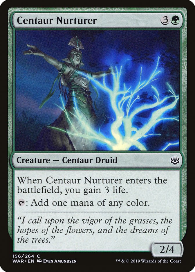 Centaur Nurturer (156) [War of the Spark] | Odin's Place