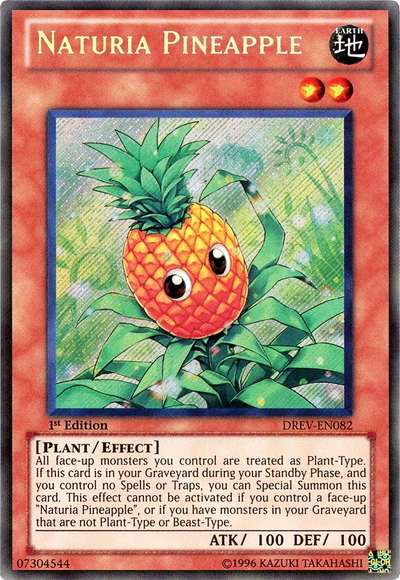 Naturia Pineapple [DREV-EN082] Secret Rare | Odin's Place
