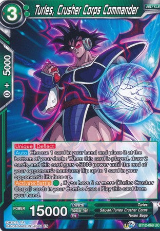 Turles, Crusher Corps Commander (BT12-069) [Vicious Rejuvenation] | Odin's Place
