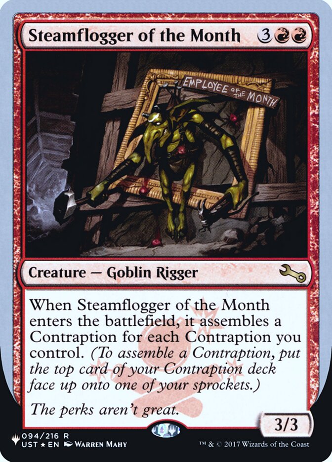 Steamflogger of the Month (Unfinity Foil Edition) [The List] | Odin's Place