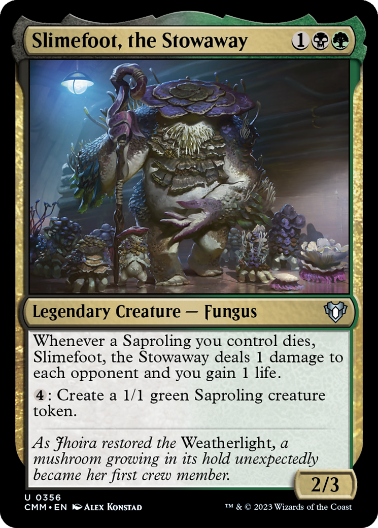 Slimefoot, the Stowaway [Commander Masters] | Odin's Place