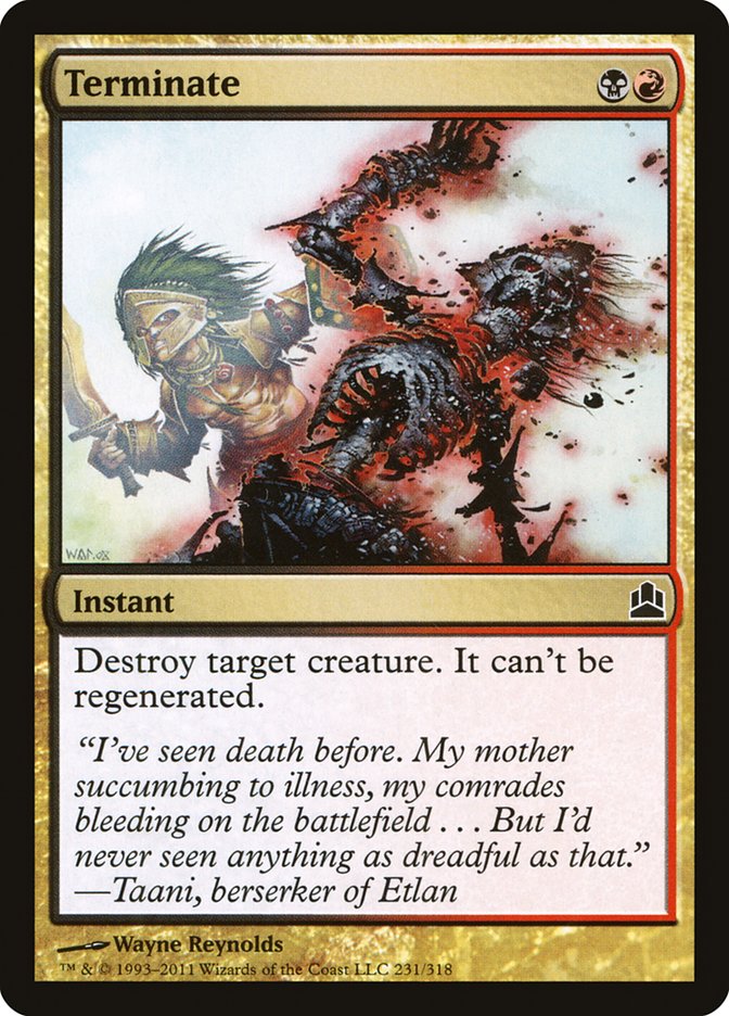 Terminate (231) [Commander 2011] | Odin's Place