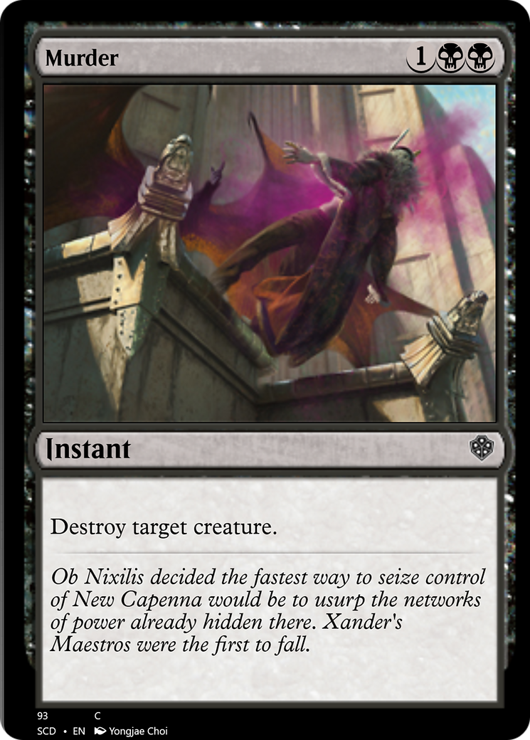 Murder [Starter Commander Decks] | Odin's Place