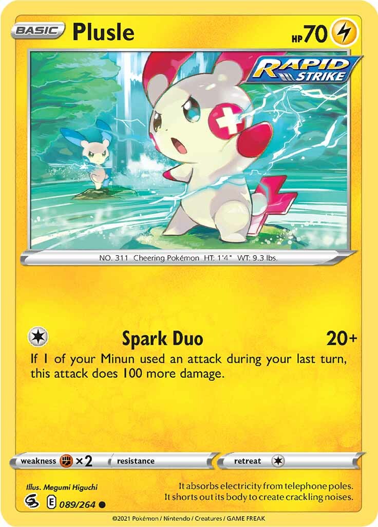 Plusle (089/264) [Sword & Shield: Fusion Strike] | Odin's Place
