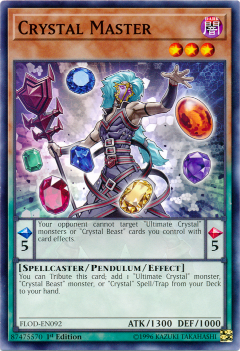 Crystal Master [FLOD-EN092] Common | Odin's Place