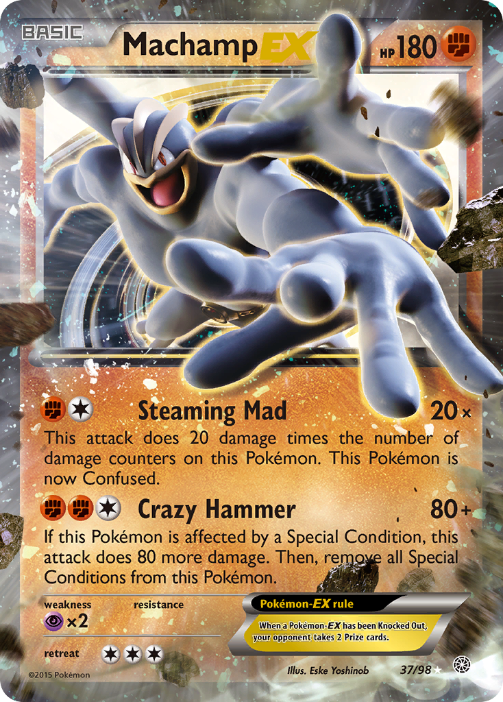 Machamp EX (37/98) [XY: Ancient Origins] | Odin's Place