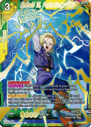 Android 18, Perfection's Prey (Gold Stamped) (P-210) [Mythic Booster] | Odin's Place