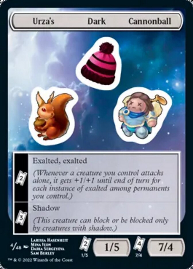 Urza's Dark Cannonball [Unfinity Stickers] | Odin's Place