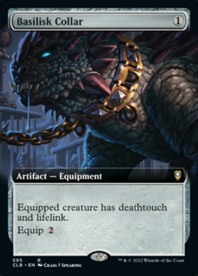 Basilisk Collar (Extended Art) [Commander Legends: Battle for Baldur's Gate] | Odin's Place