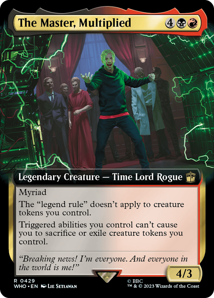 The Master, Multiplied (Extended Art) [Doctor Who] | Odin's Place