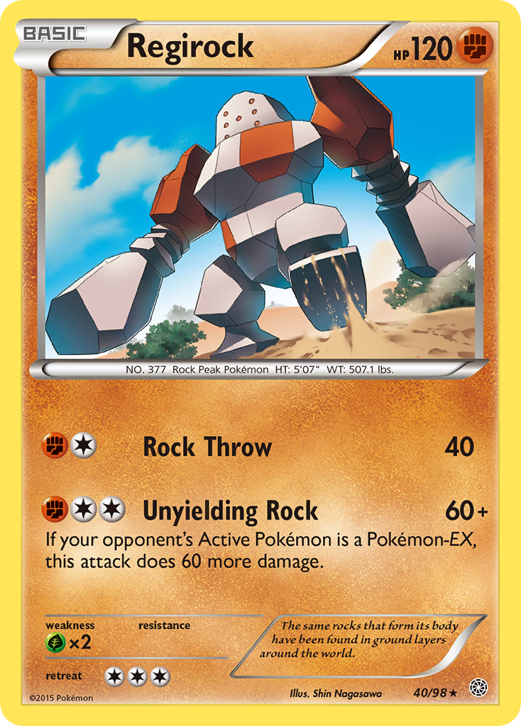 Regirock (40/98) [XY: Ancient Origins] | Odin's Place