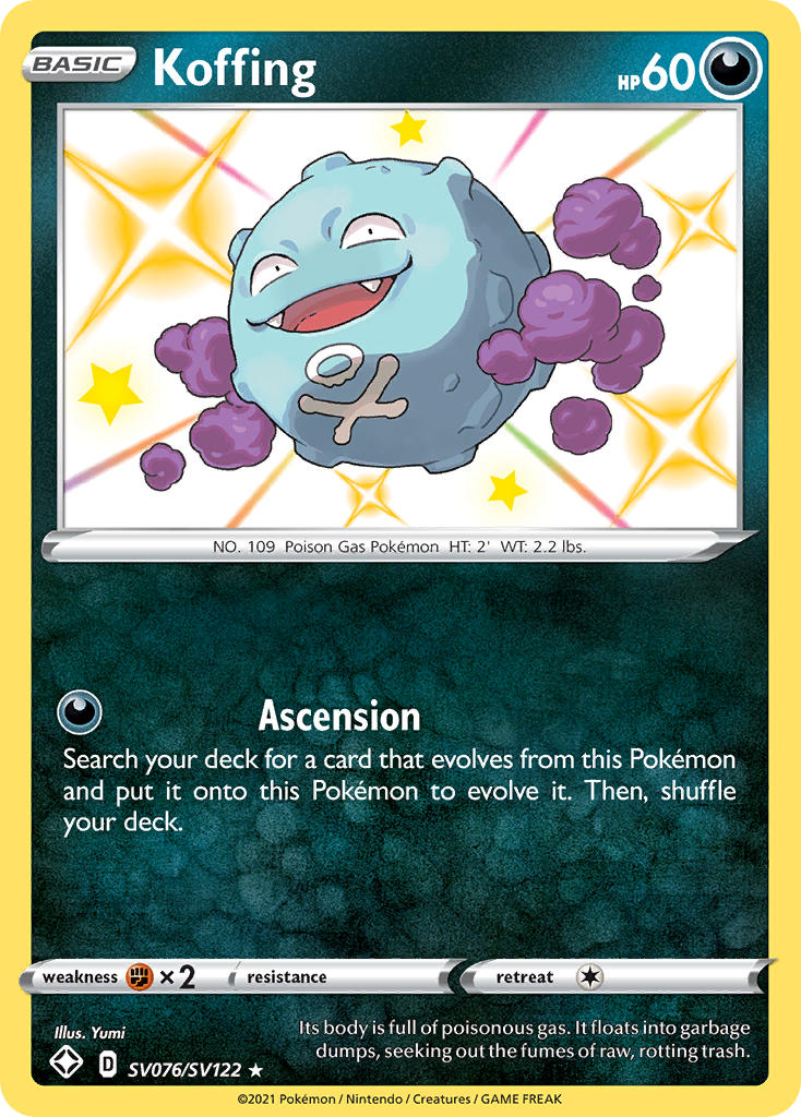 Koffing (SV076/SV122) [Sword & Shield: Shining Fates] | Odin's Place