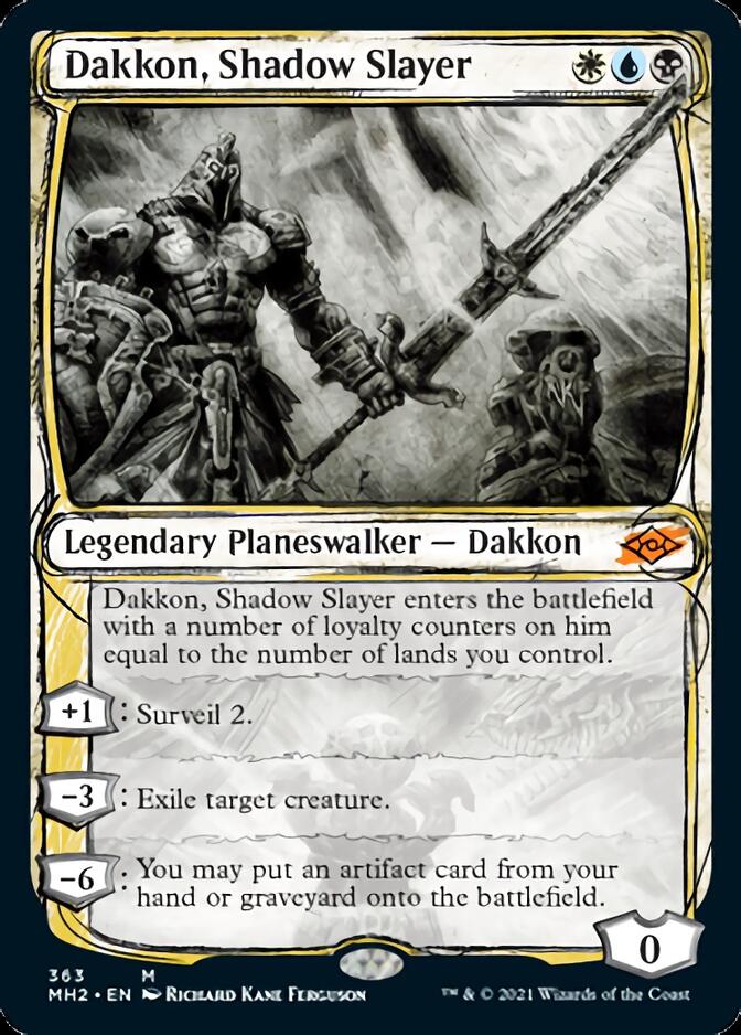 Dakkon, Shadow Slayer (Sketch) [Modern Horizons 2] | Odin's Place