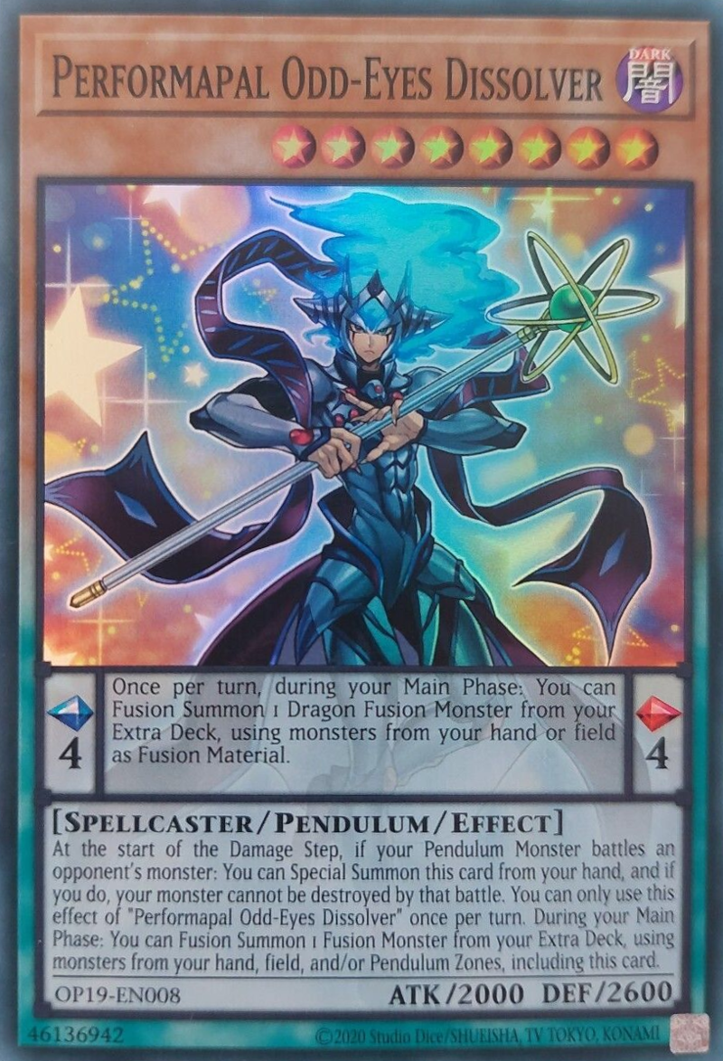 Performapal Odd-Eyes Dissolver [OP19-EN008] Super Rare | Odin's Place