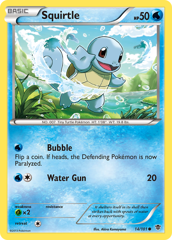 Squirtle (14/101) [Black & White: Plasma Blast] | Odin's Place