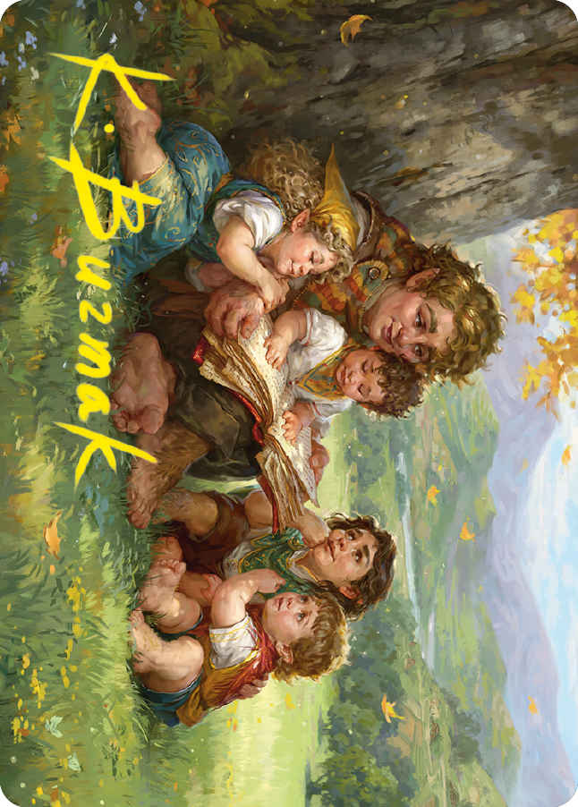 Samwise Gamgee Art Card (19/81) (Gold-Stamped Signature) [The Lord of the Rings: Tales of Middle-earth Art Series] | Odin's Place