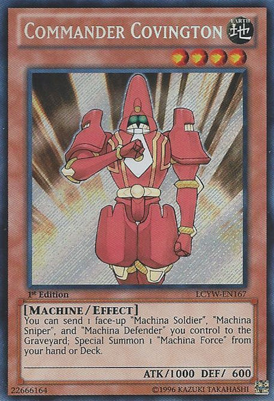 Commander Covington [LCYW-EN167] Secret Rare | Odin's Place
