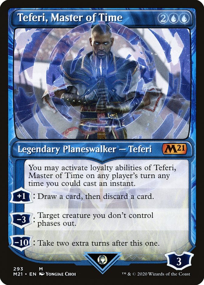 Teferi, Master of Time (Showcase) (293) [Core Set 2021] | Odin's Place