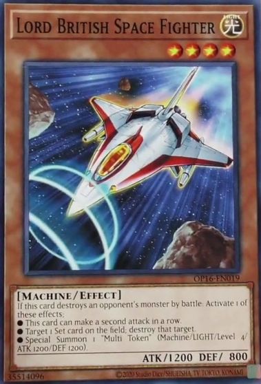 Lord British Space Fighter [OP16-EN019] Common | Odin's Place