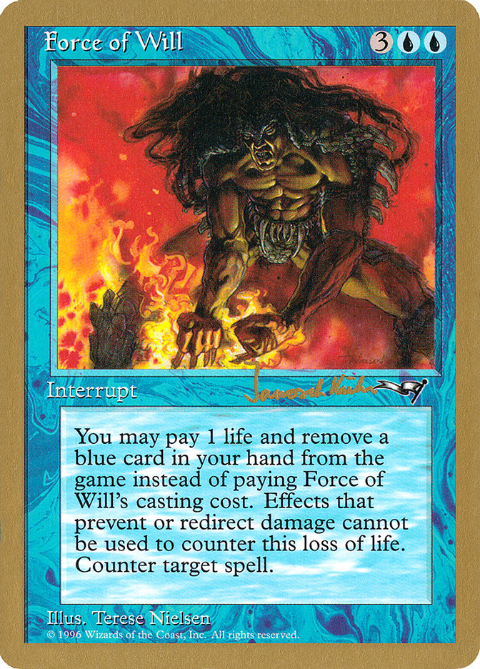 Force of Will (Janosch Kuhn) [World Championship Decks 1997] | Odin's Place