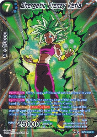 Energetic Frenzy Kefla (DB2-039) [Collector's Selection Vol. 2] | Odin's Place