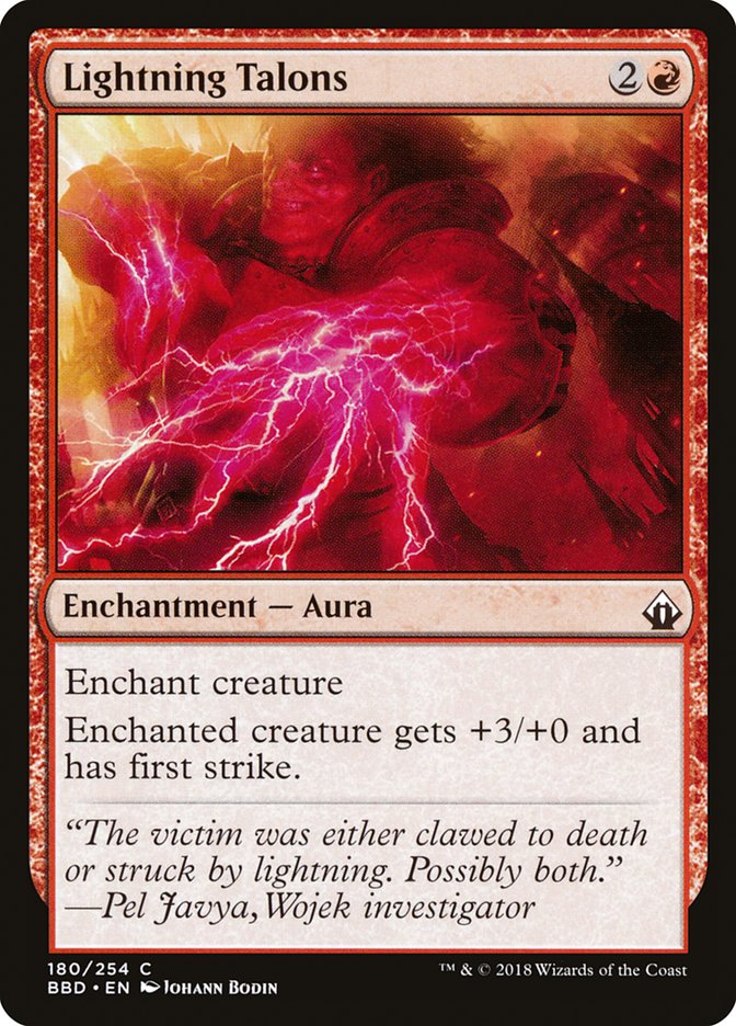 Lightning Talons (180) [Battlebond] | Odin's Place
