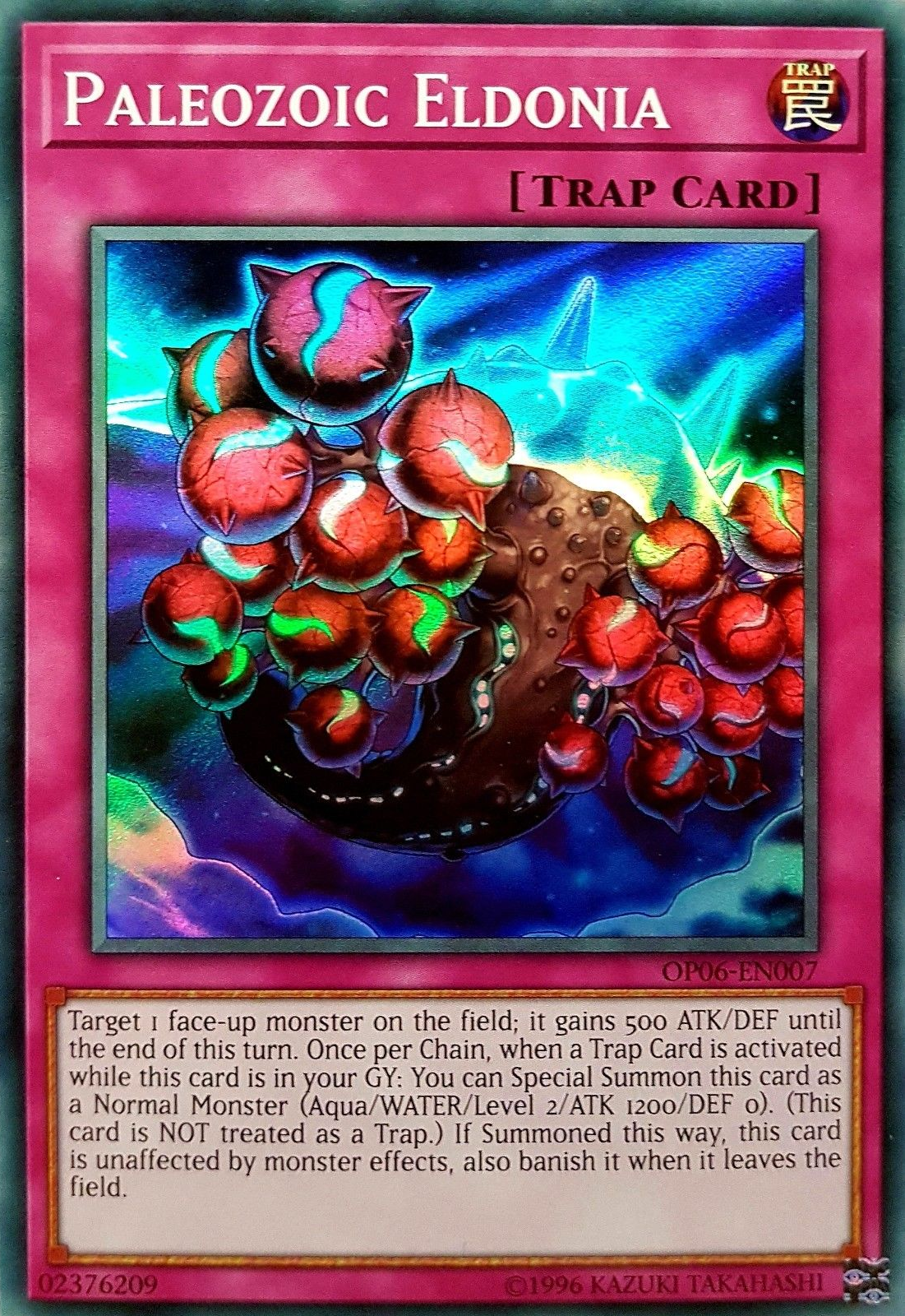 Paleozoic Eldonia [OP06-EN007] Super Rare | Odin's Place