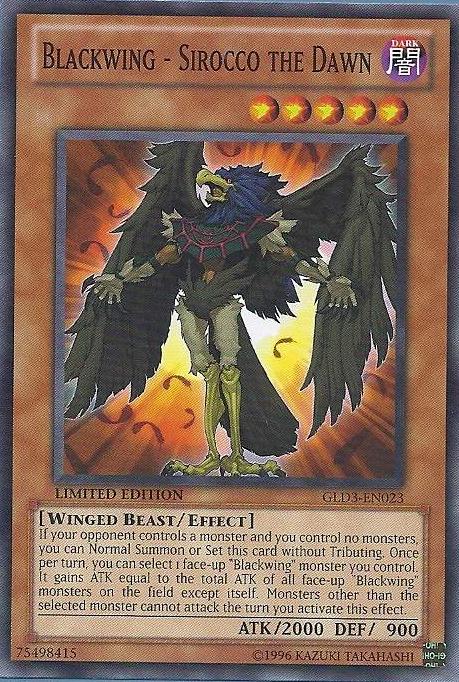 Blackwing - Sirocco the Dawn [GLD3-EN023] Common | Odin's Place