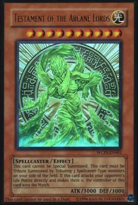 Testament of the Arcane Lords [WCPS-EN601] Ultra Rare | Odin's Place