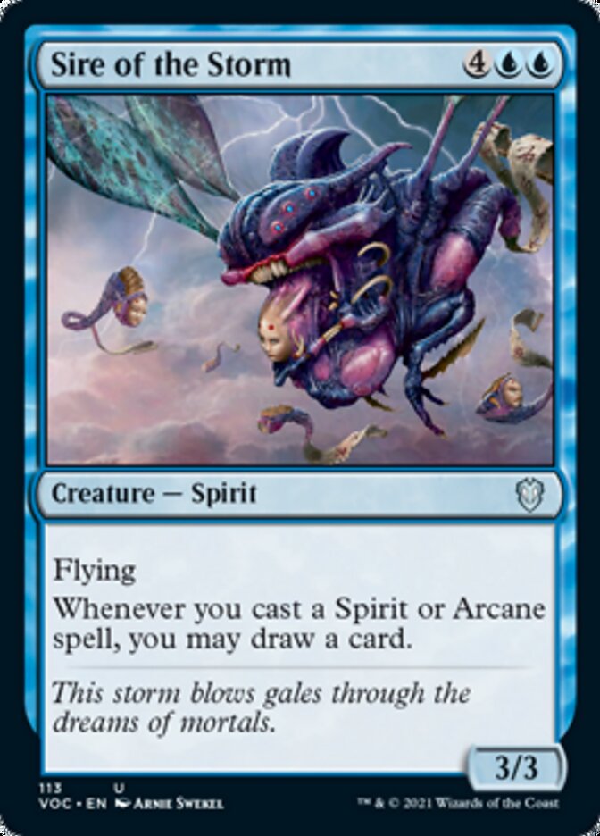 Sire of the Storm [Innistrad: Crimson Vow Commander] | Odin's Place