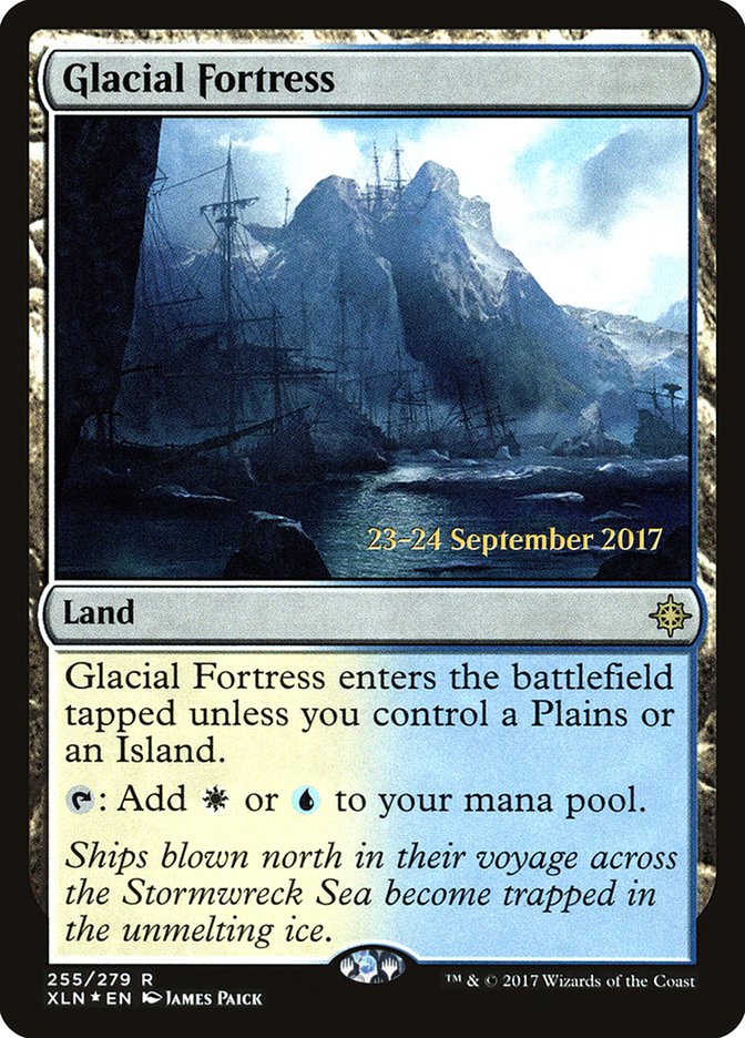 Glacial Fortress (255) [Ixalan Prerelease Promos] | Odin's Place