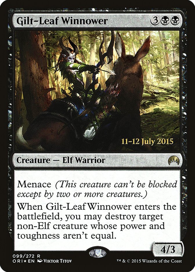 Gilt-Leaf Winnower (99) [Magic Origins Prerelease Promos] | Odin's Place