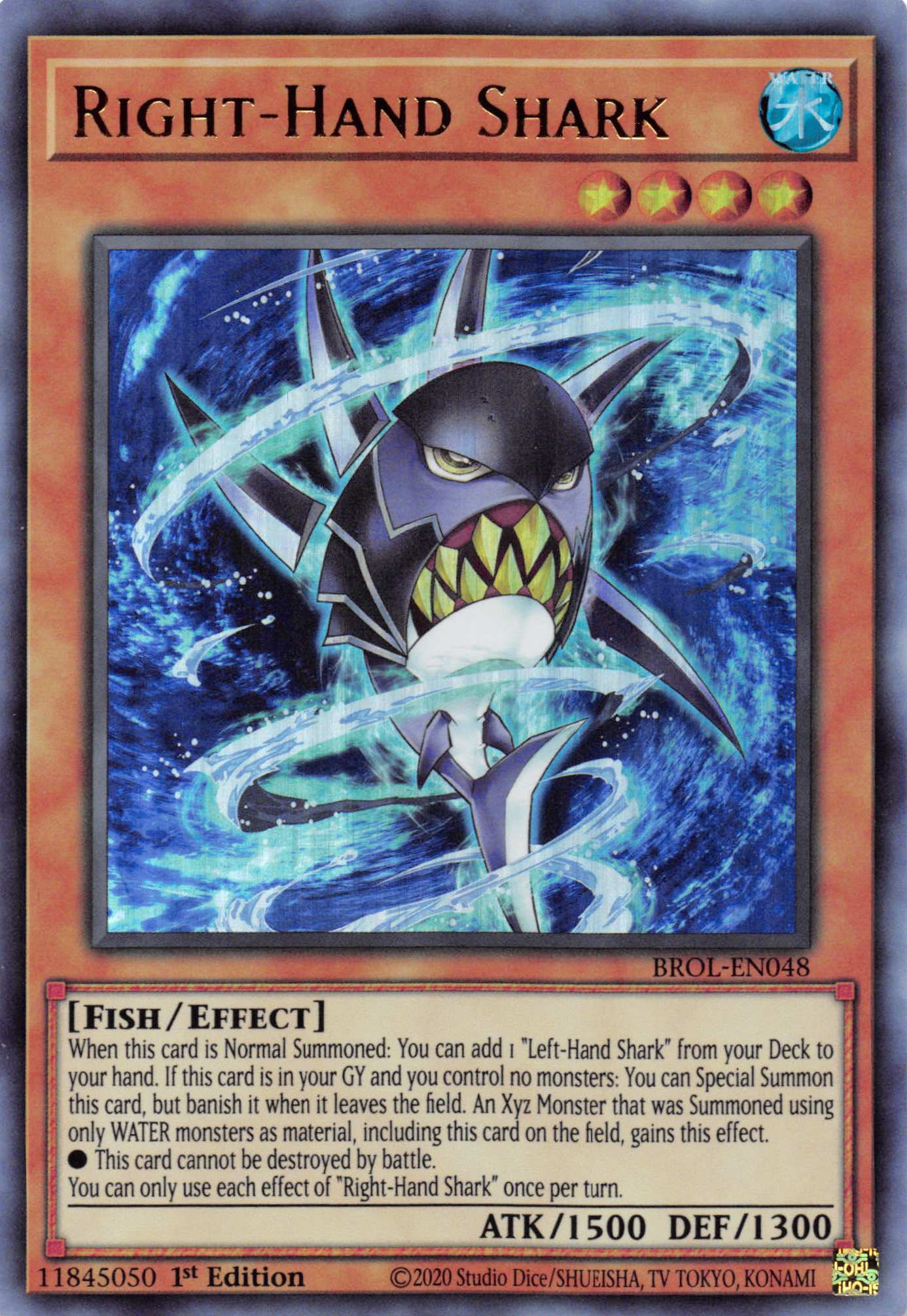 Right-Hand Shark [BROL-EN048] Ultra Rare | Odin's Place