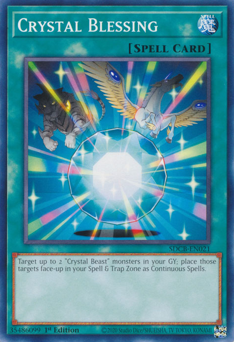 Crystal Blessing [SDCB-EN021] Common | Odin's Place