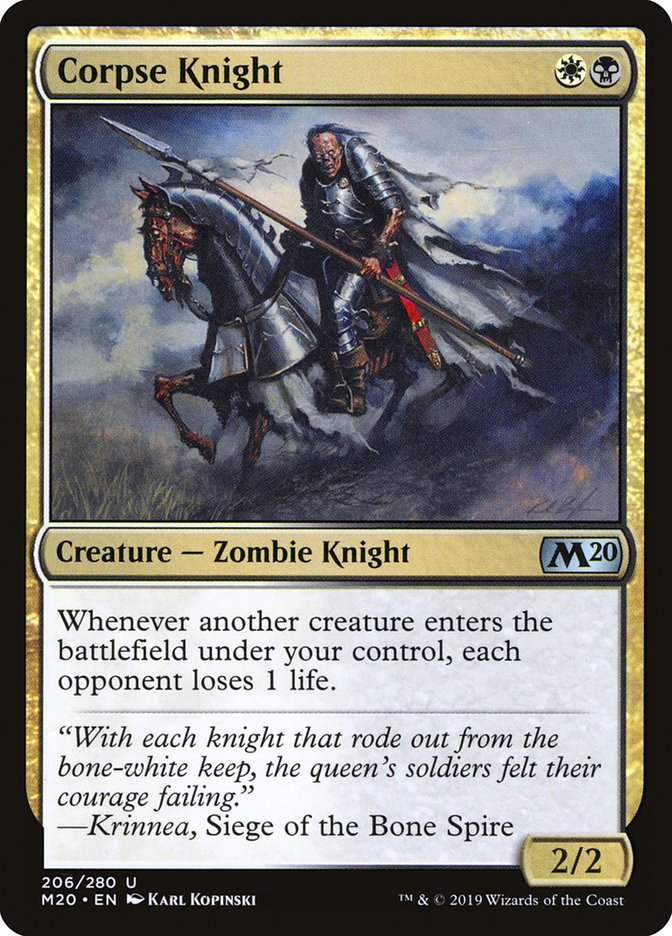 Corpse Knight (2/2) [Core Set 2020] | Odin's Place