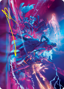 Prismari Command Art Card (Gold-Stamped Signature) [Strixhaven: School of Mages Art Series] | Odin's Place