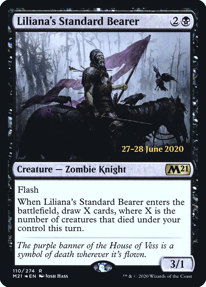 Liliana's Standard Bearer [Core Set 2021 Prerelease Promos] | Odin's Place