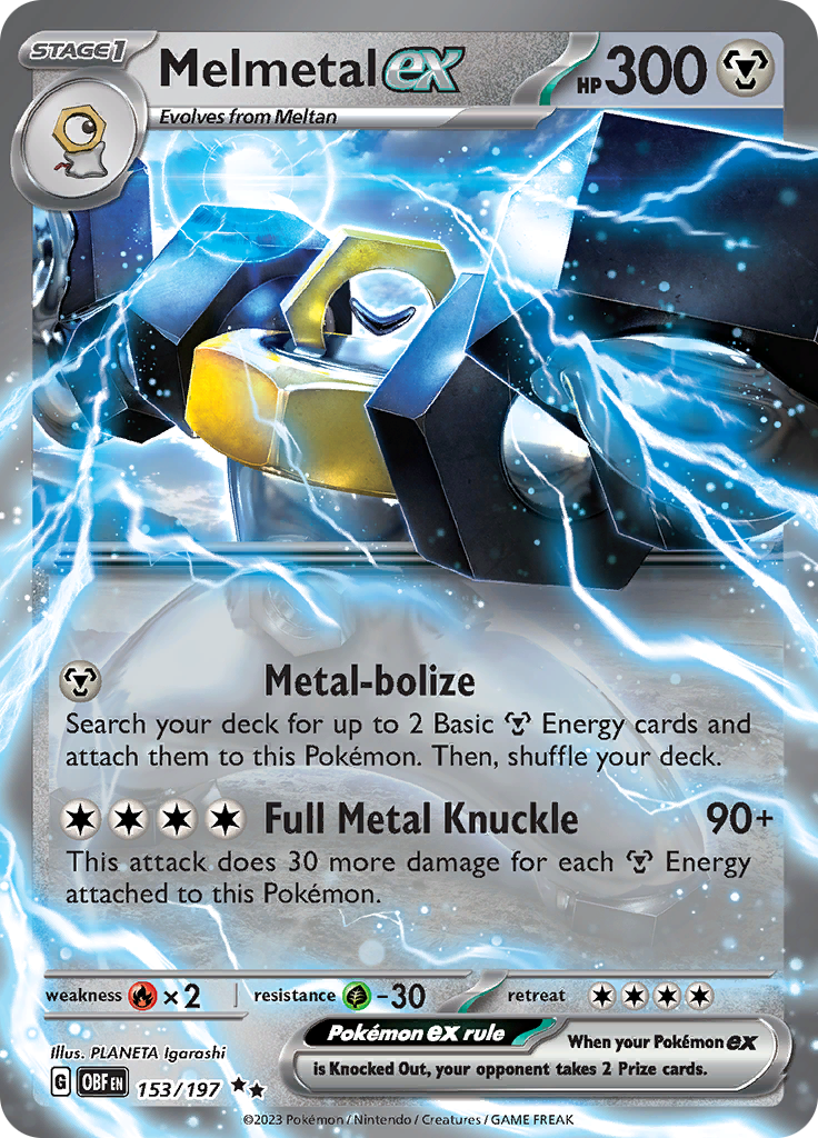 Melmetal ex (153/197) [Scarlet & Violet: Obsidian Flames] | Odin's Place