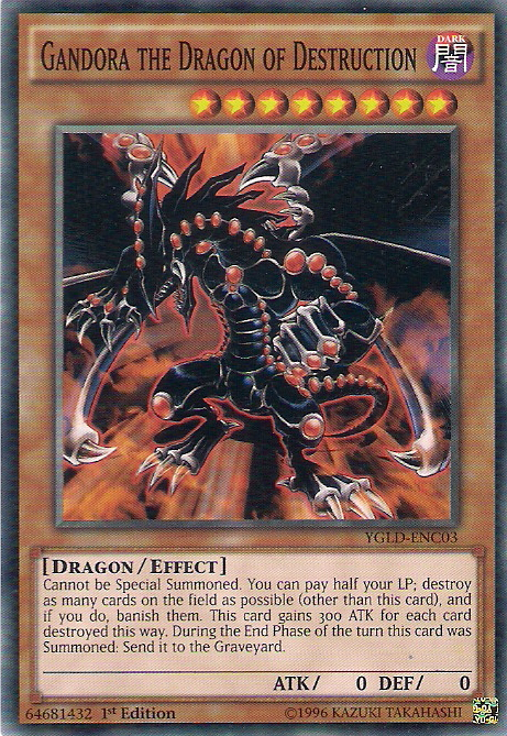 Gandora the Dragon of Destruction [YGLD-ENC03] Common | Odin's Place