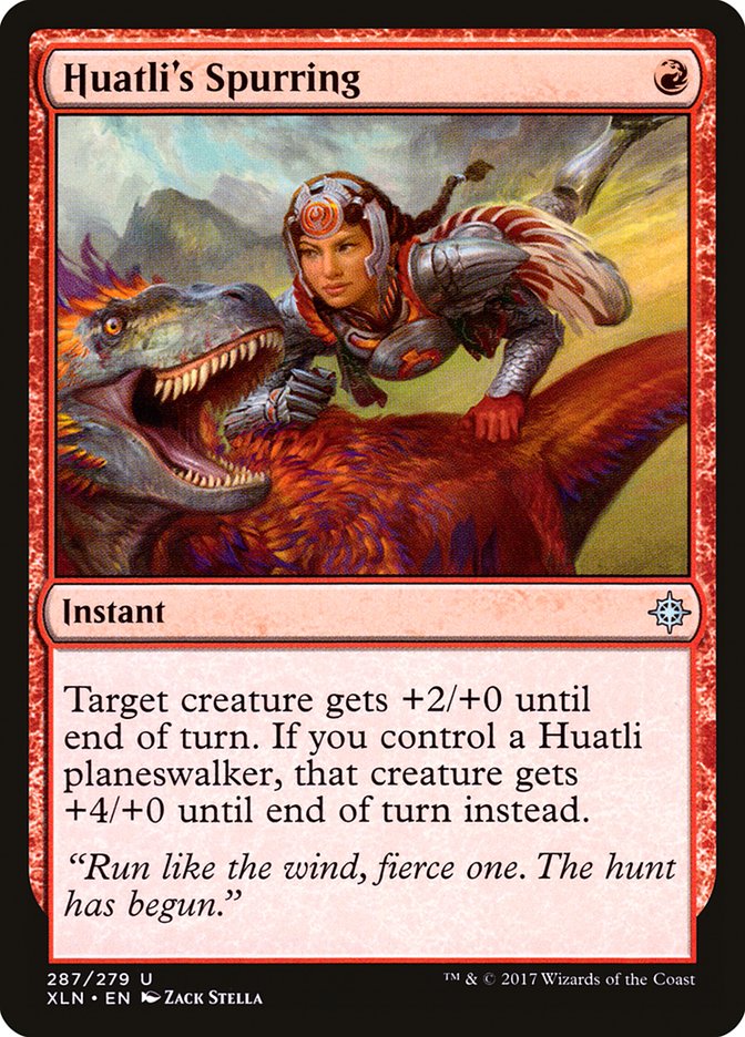 Huatli's Spurring (287) [Ixalan] | Odin's Place