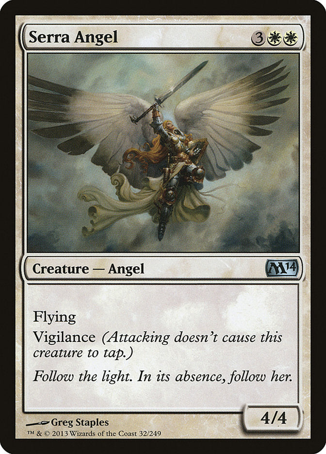 Serra Angel (32) [Magic 2014] | Odin's Place
