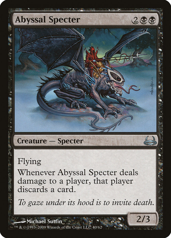 Abyssal Specter (40) [Duel Decks: Divine vs. Demonic] | Odin's Place