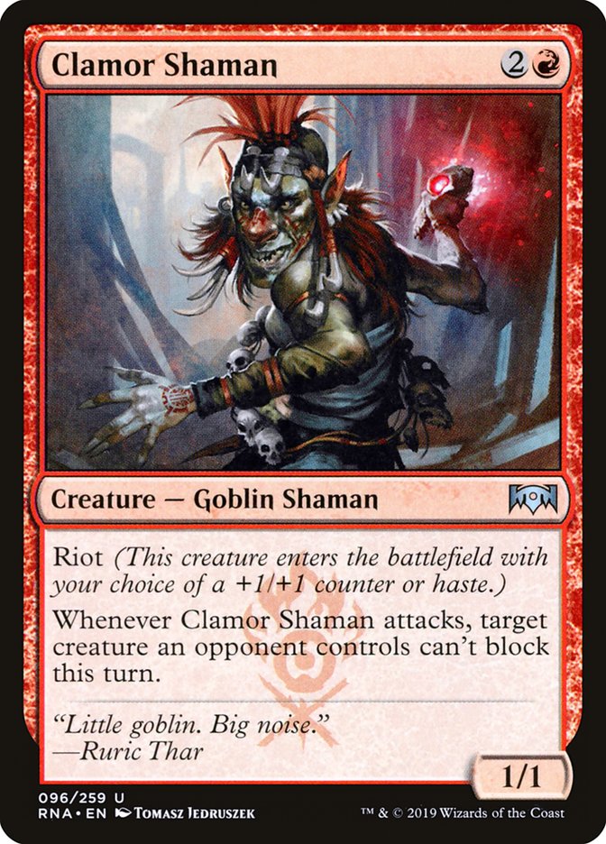 Clamor Shaman (96) [Ravnica Allegiance] | Odin's Place