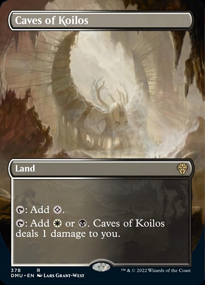 Caves of Koilos (Borderless Alternate Art) [Dominaria United] | Odin's Place