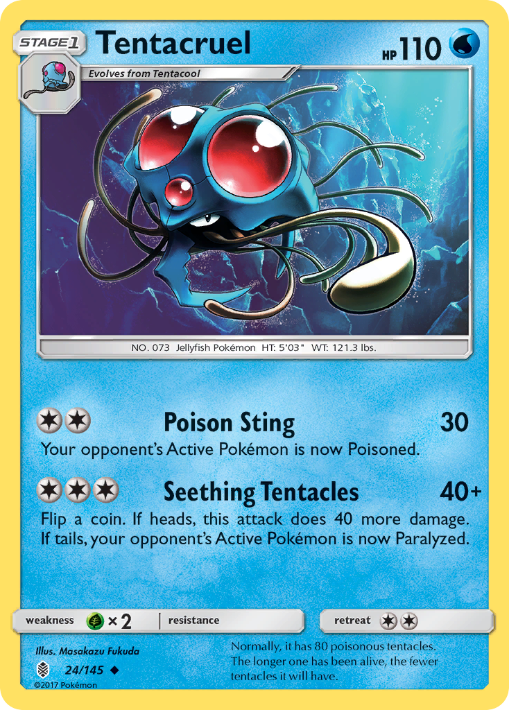 Tentacruel (24/145) [Sun & Moon: Guardians Rising] | Odin's Place