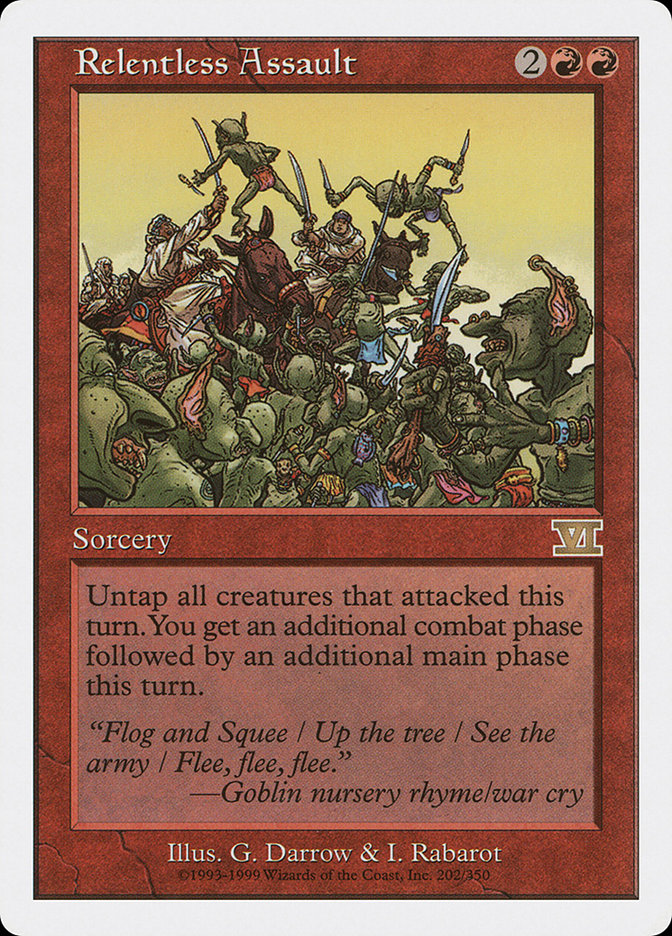 Relentless Assault (202) [Classic Sixth Edition] | Odin's Place