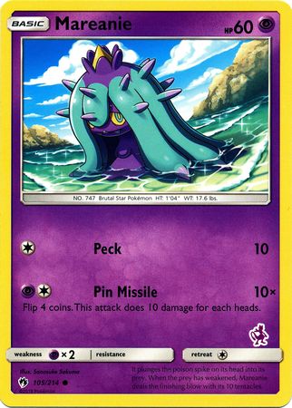 Mareanie (105/214) (Mewtwo Deck) [Battle Academy 2020] | Odin's Place
