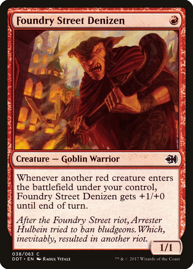 Foundry Street Denizen (38) [Duel Decks: Merfolk vs. Goblins] | Odin's Place